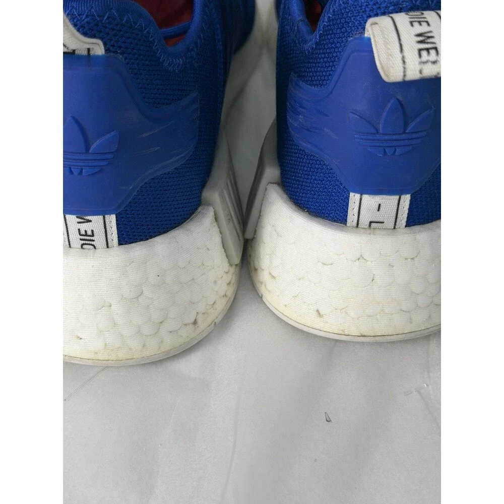 Adidas NMD R1 Royal Blue White Men's Size 10.5 Running Shoes GX4601 Casual